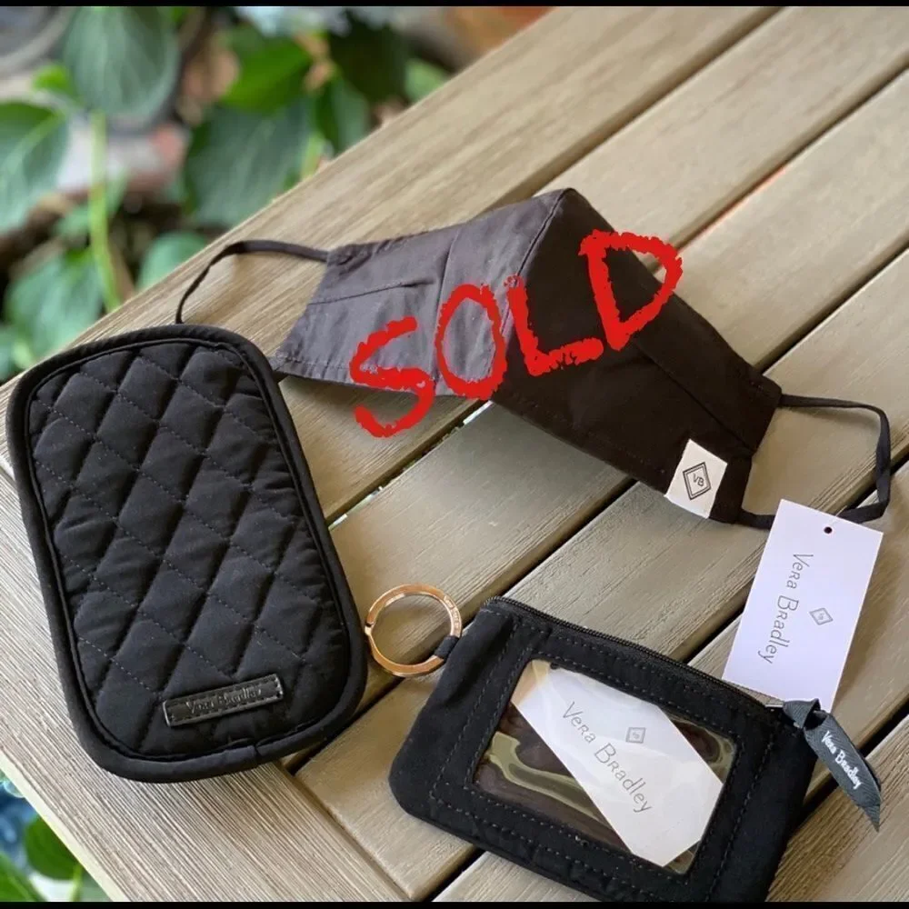 VERA Bradley Bundle Carry Pouch, & Coin purse NWT